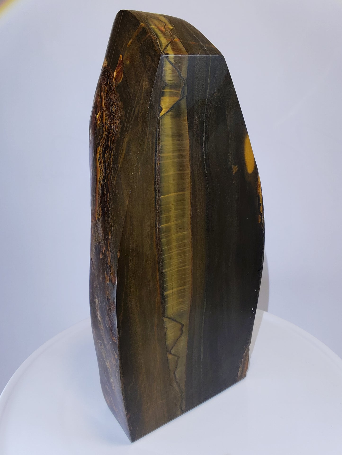The Fluid Keystone — Tiger’s Eye Sculpture (4720g, AU Origin)