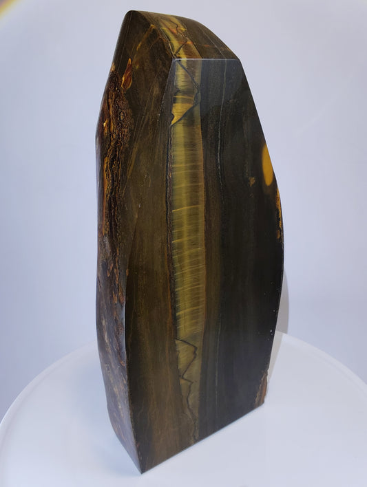 The Fluid Keystone — Tiger’s Eye Sculpture (4720g, AU Origin)